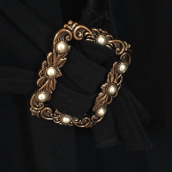 Vintage 1980s Black Dress - Picture 2 of 6